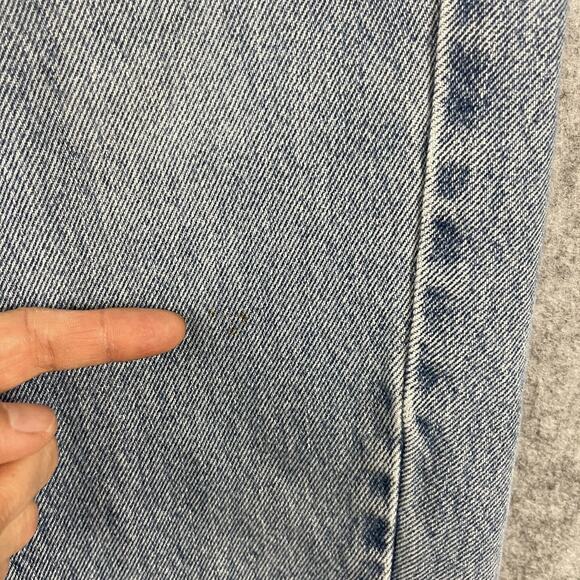 Vintage Levis 550 Jeans Womens 18W Short Relaxed Tapered Light Wash Mom USA 90s - Picture 15 of 15